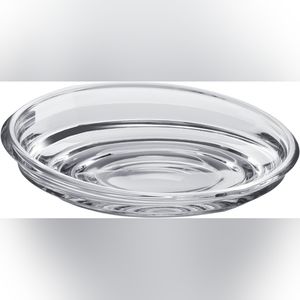 NEW box Orrefors 10-Inch EKO Crystal Platter by Karim Rashid